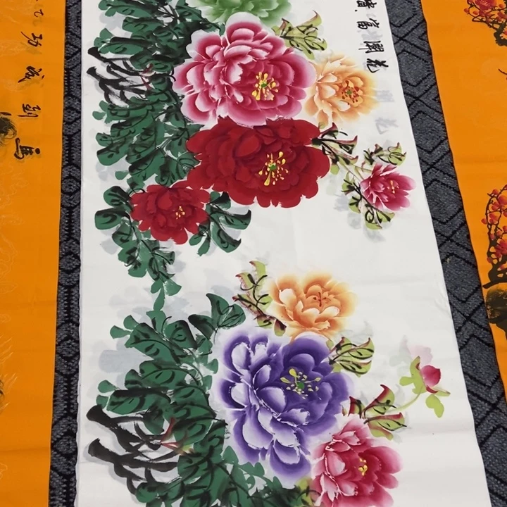 枕书斋画廊的直播间