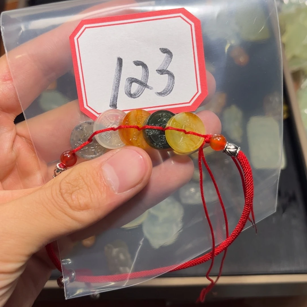 合金蛇纹石玉手链叶*草