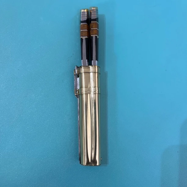 保安腰刀5寸双刀手工锻打夹钢刀