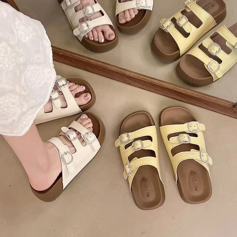 夏休闲款法式拖鞋女新款仙女风拖鞋KL6626