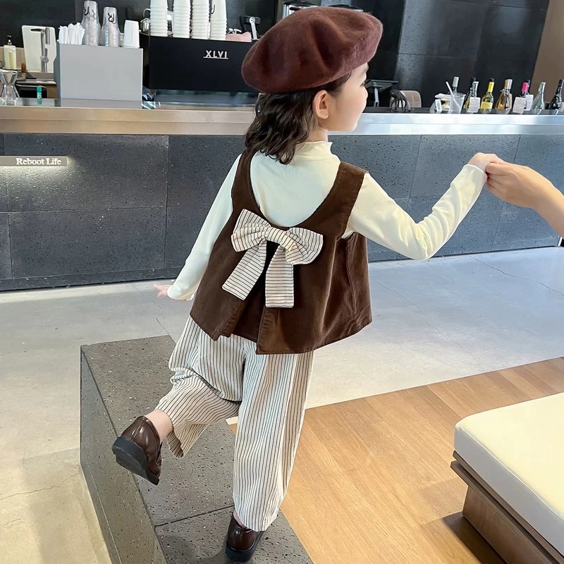 女童春装套装2025新款洋气时髦童装春季儿童女宝宝春秋网红卫衣