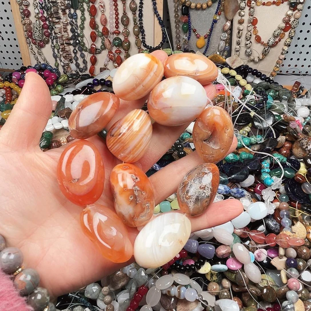 玛瑙/玉髓未镶嵌珠宝半成品玛瑙