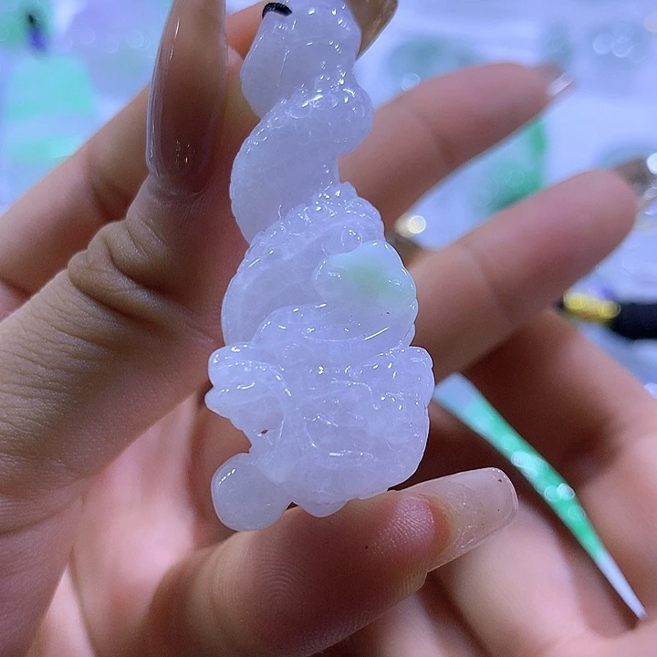 翡翠未镶嵌颈饰天然翡翠A货吊坠