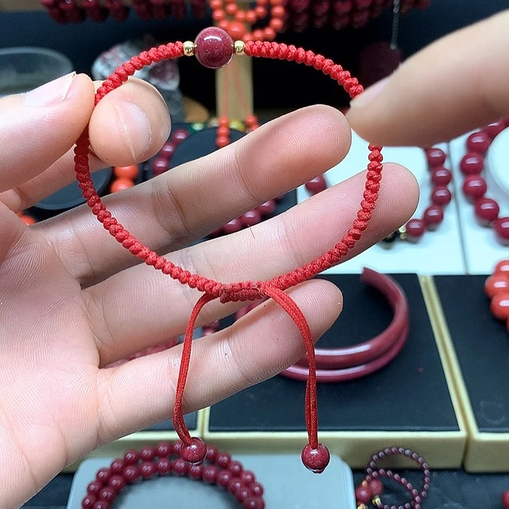 天然辰砂相思豆可调节紫金沙