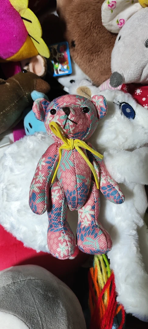 关节熊毛绒挂饰清仓