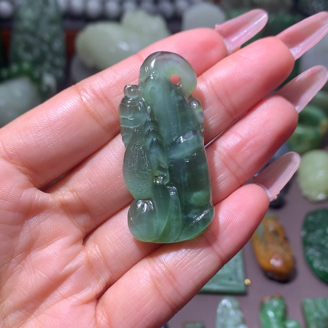 颈饰未镶嵌和田玉