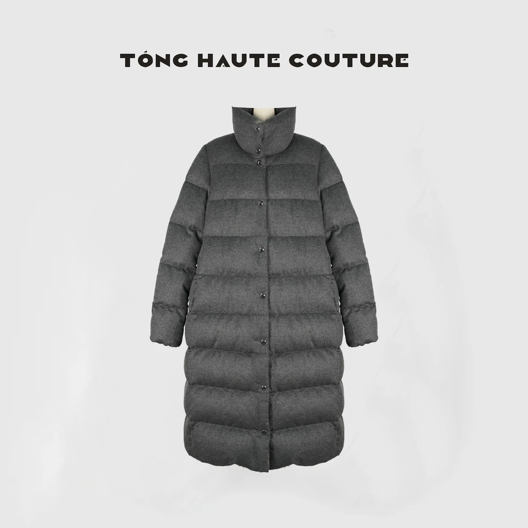 【留云】冬季新国标90鹅绒服+羊绒/桑蚕丝时尚鹅绒服 YW278