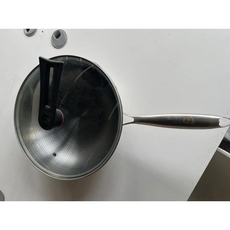 蜂窝炒锅不粘锅不锈钢
