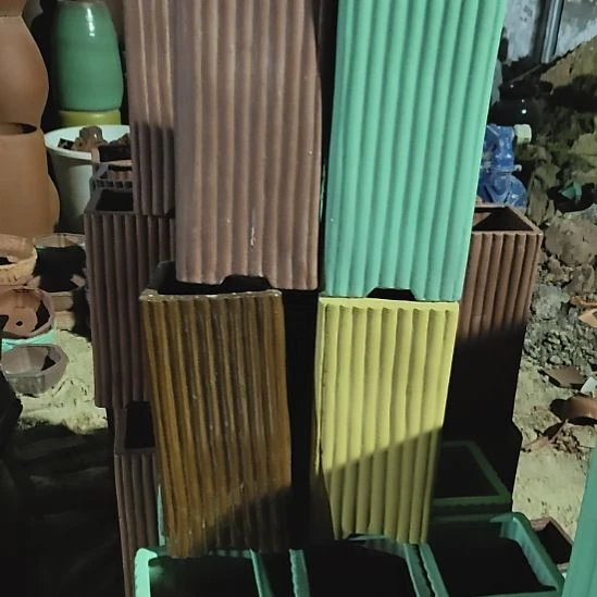 四方高25口径12素1黄1绿1粽1共四个