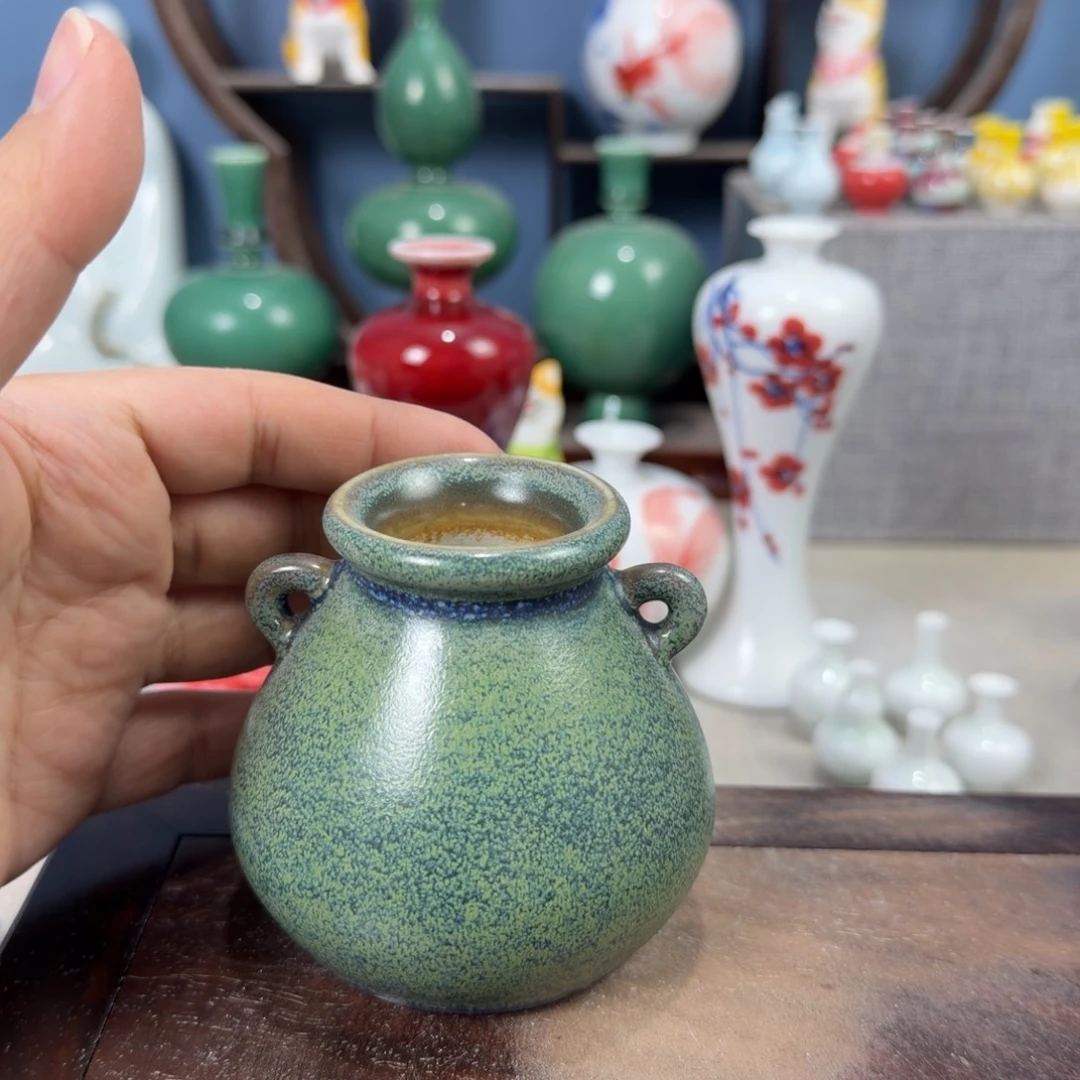 陶瓷手工小花器摆件