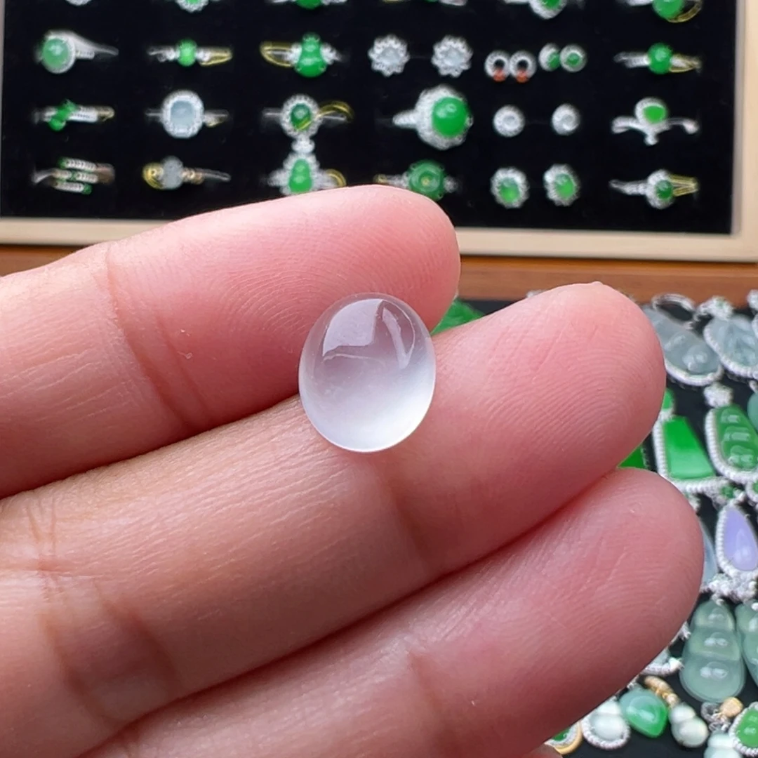 翡翠未镶嵌颈饰蛋10.1