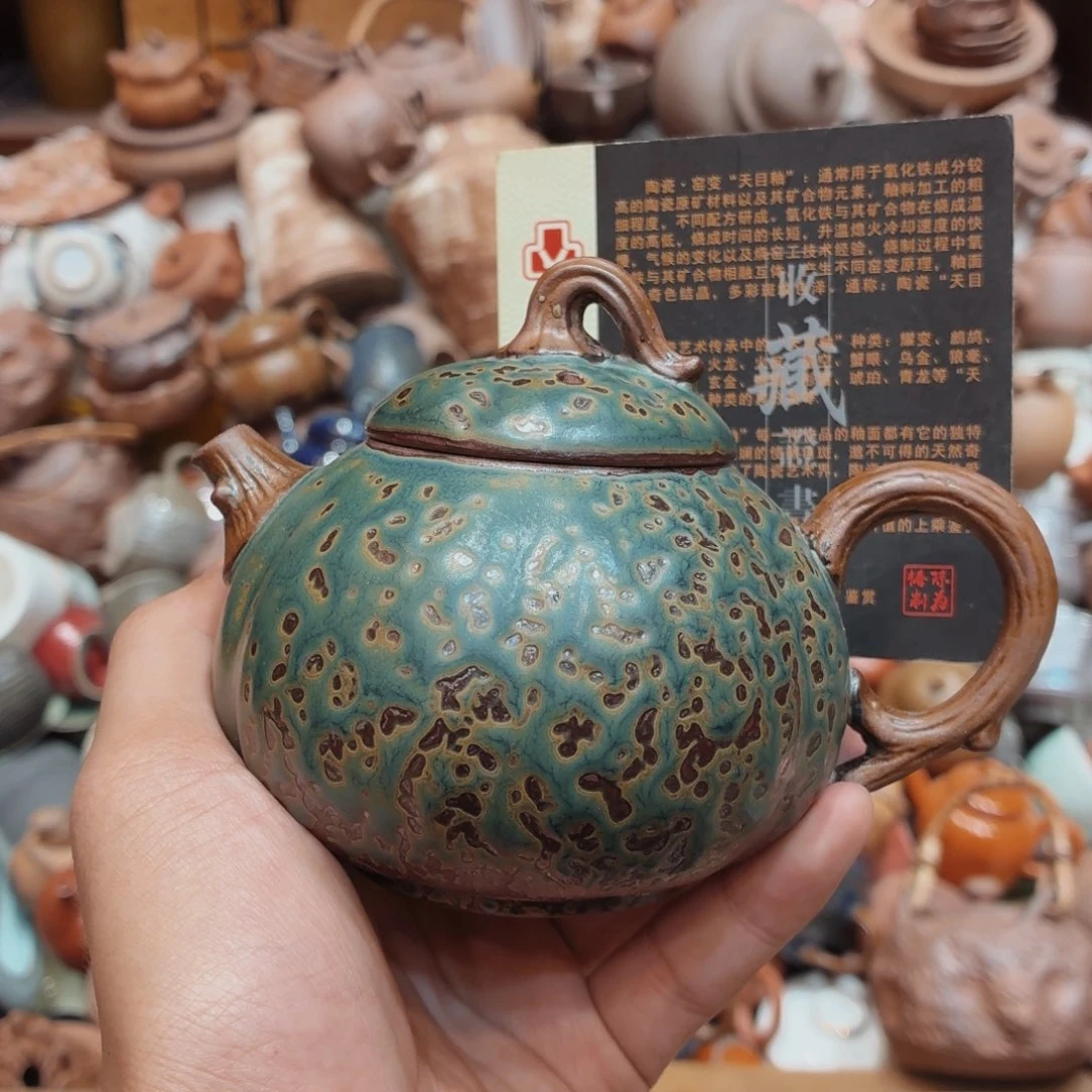 柴烧老岩泥高温茶器皿