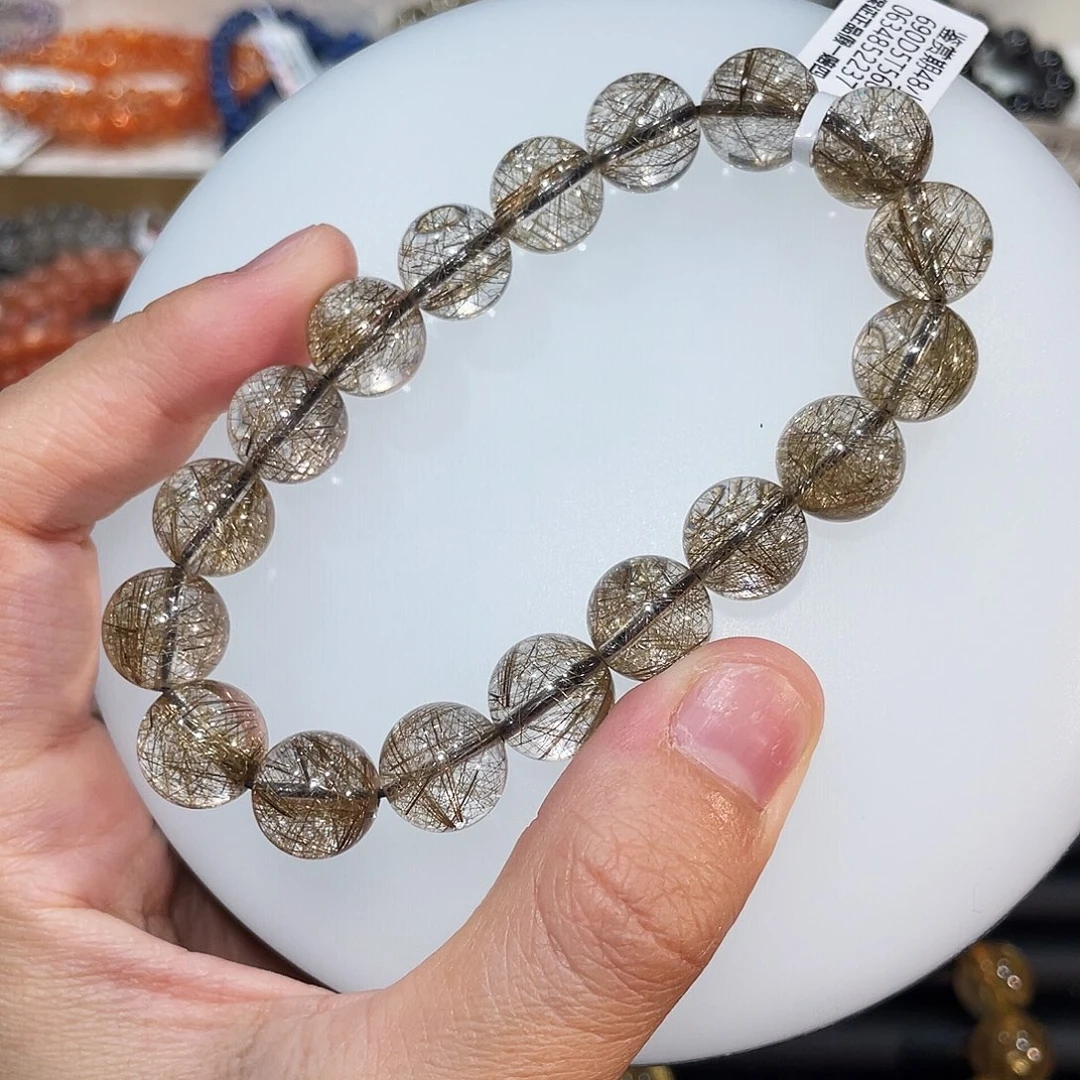 未镶嵌水晶手串魔鬼银发11.7mm