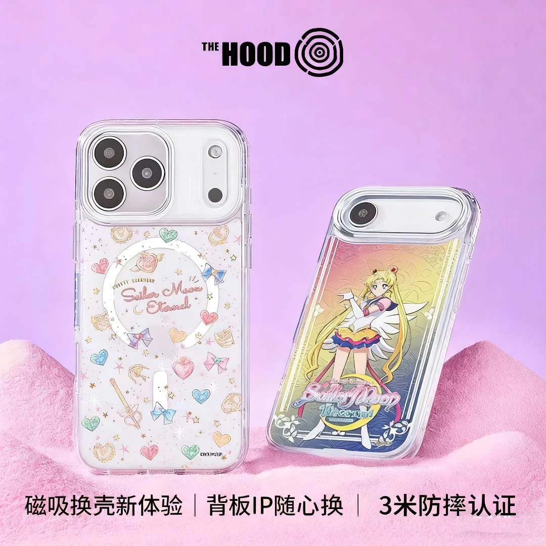 thehood适用苹果iPhone151617promaxair美少女战士磁吸防摔手机壳