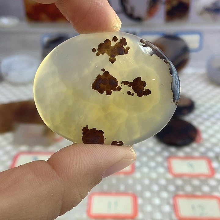 玛瑙/玉髓合金颈饰