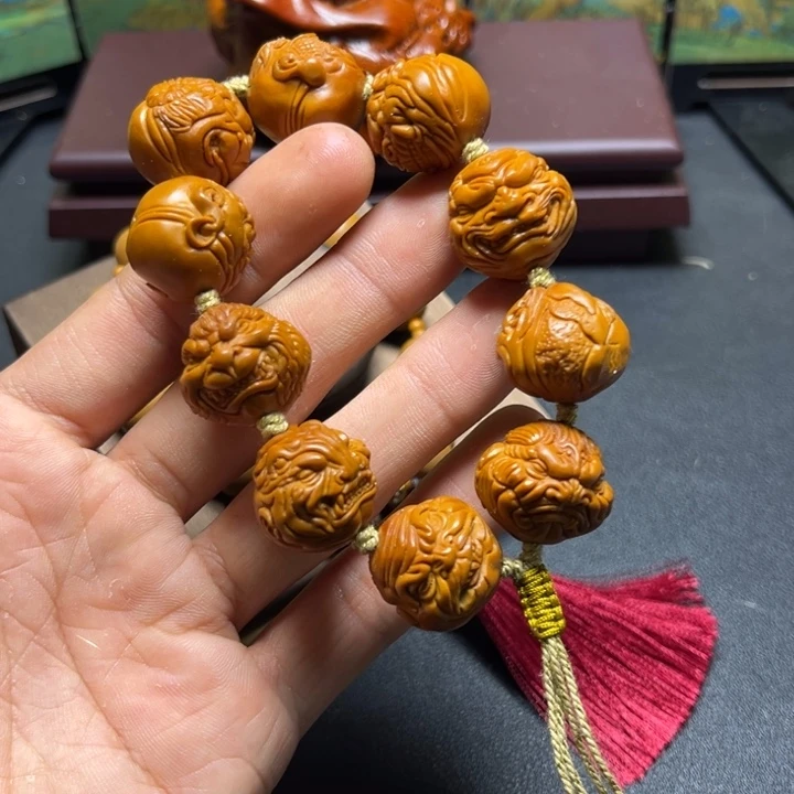 橄榄核手串/手链橄榄核雕恶僧