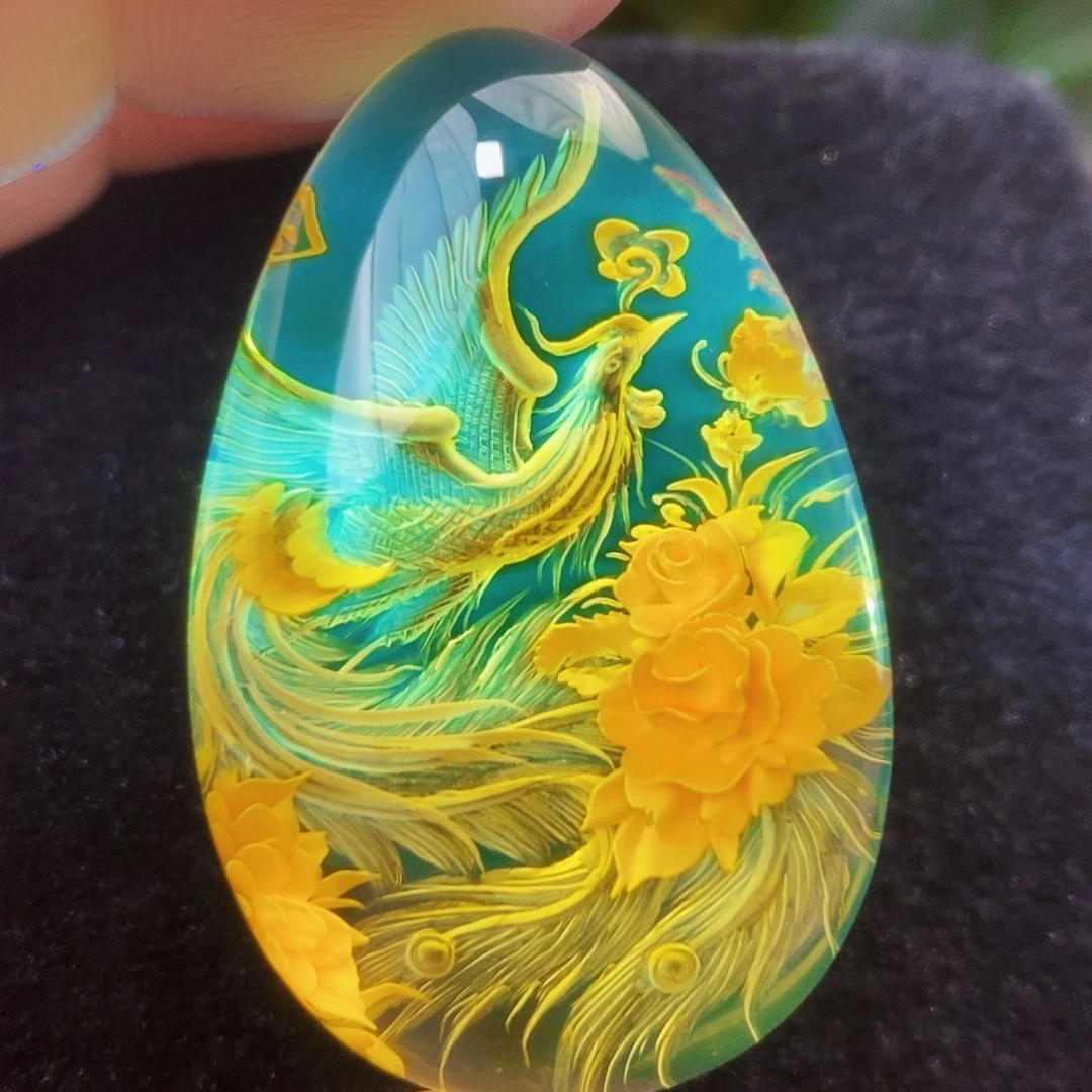 金珀未镶嵌吊坠(不含链)