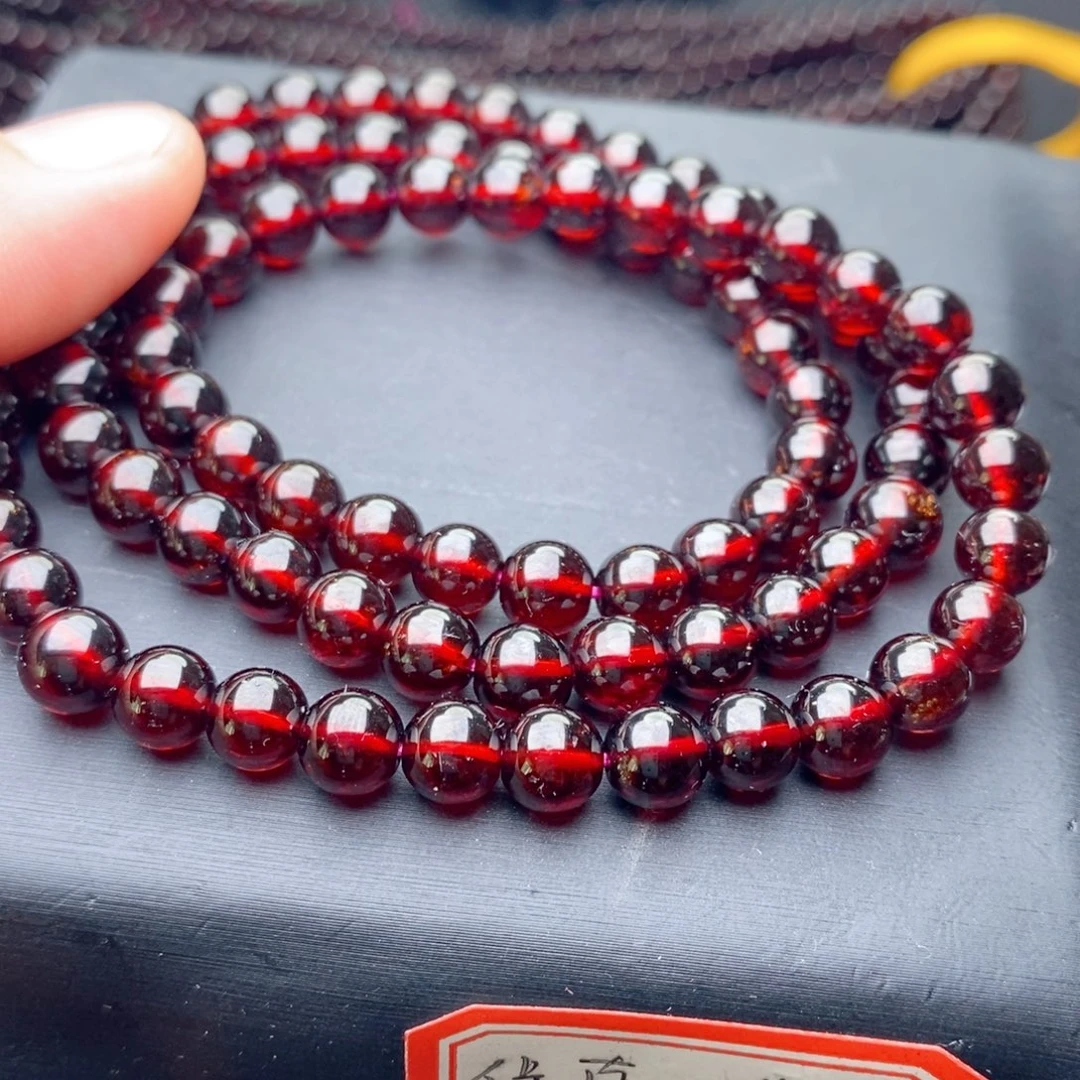 手链未镶嵌石榴石6.8