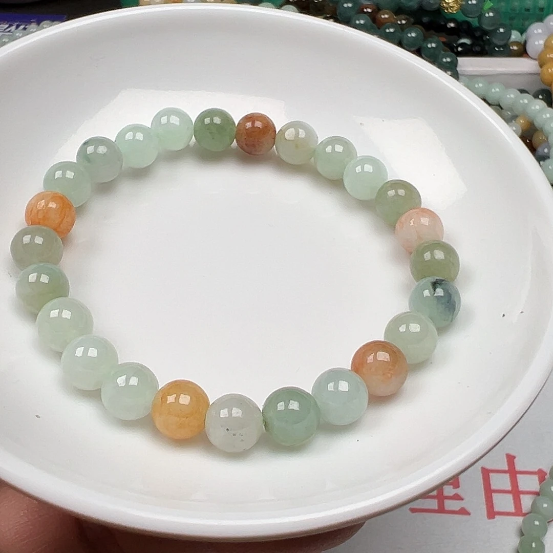 翡翠手链未镶嵌t*a货主老华