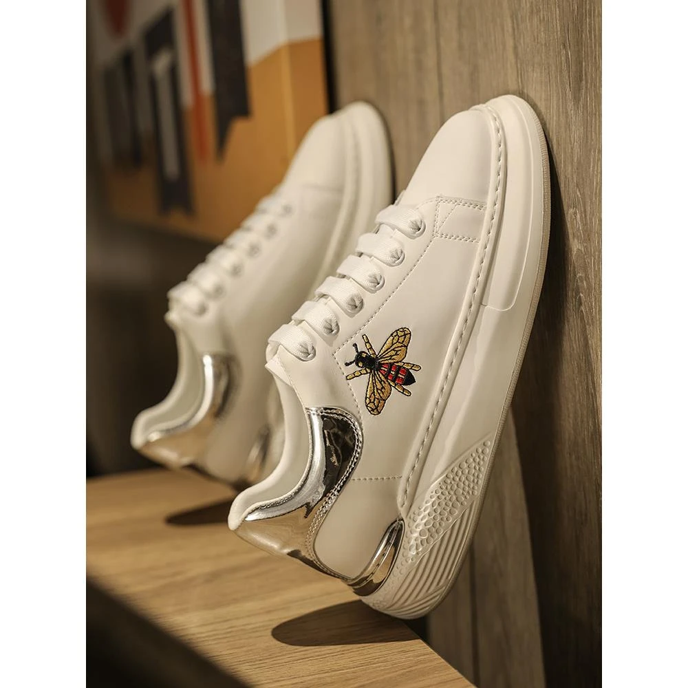 轻奢男鞋2025秋季小白鞋男欧洲站高级感潮牌新款鞋子休闲男士板鞋