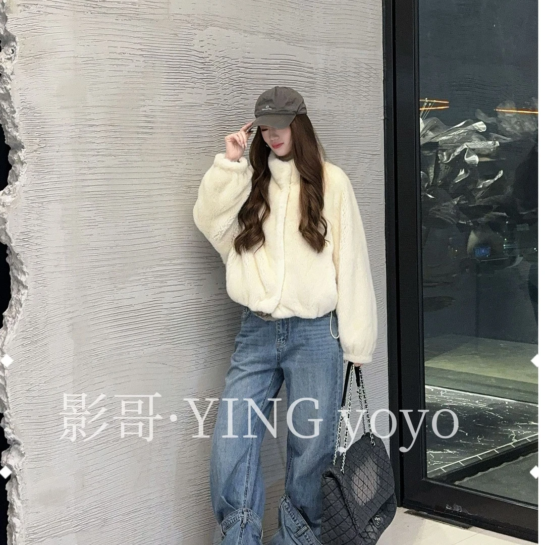 【YINGYOYO】影哥「白月光」经典百搭水貂天鹅绒整貂23125z