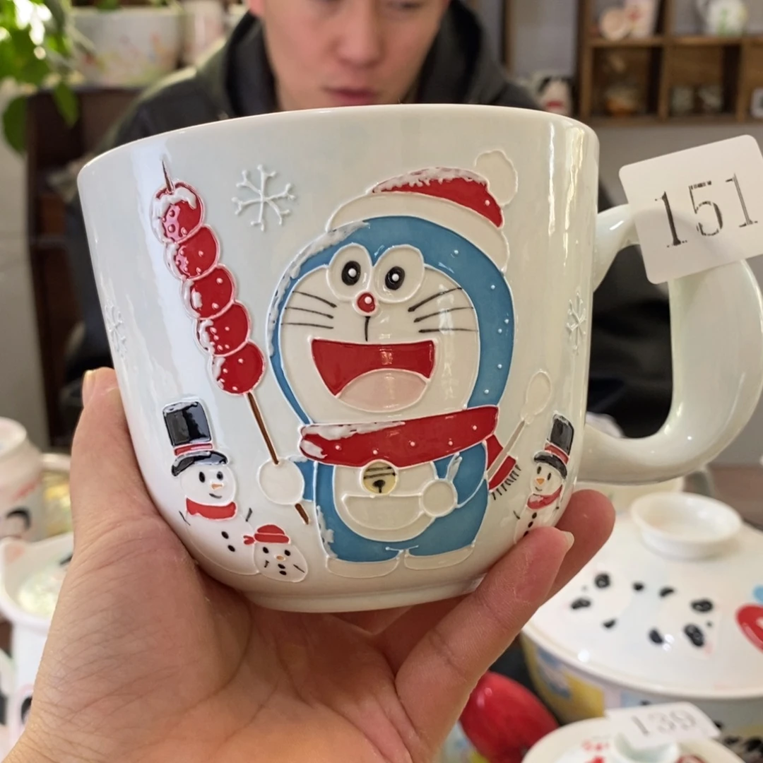 瓷片景德镇釉下彩手绘
