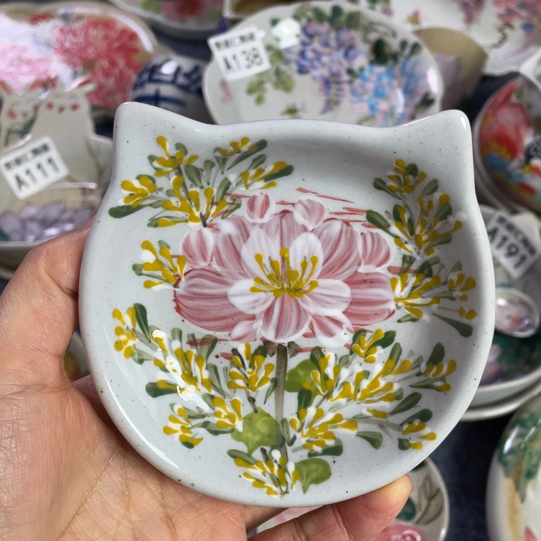 小碟景德镇高温陶瓷口径10.5