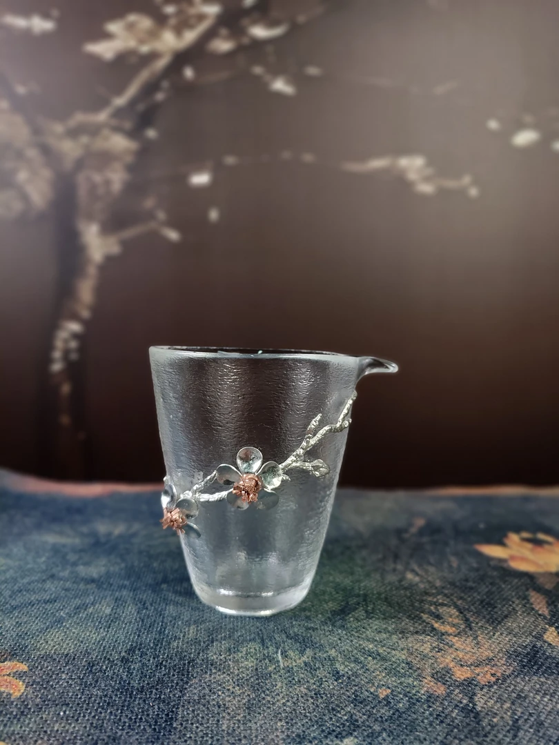 G1034-梅花玻璃公道杯YC