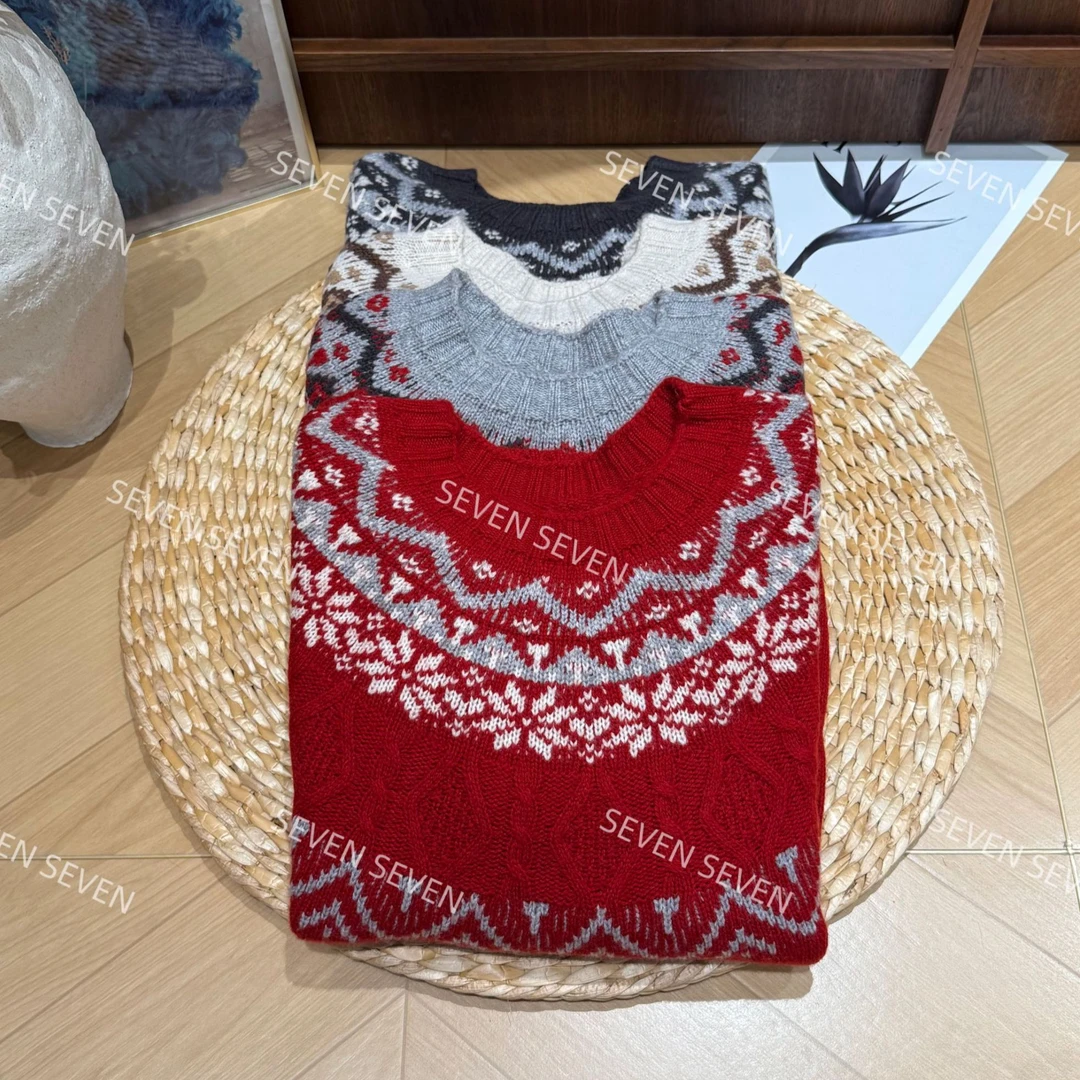 E276.E277.E278.E279韩系费尔岛针织衫（光线原因颜色略有误差）