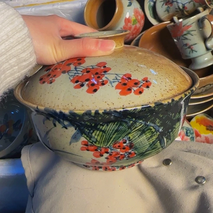 瓷片景德镇陶瓷手工手绘