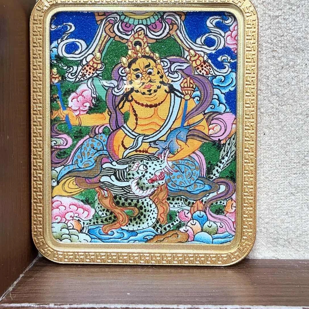 吊坠喜缘纯手绘唐卡非遗文化
