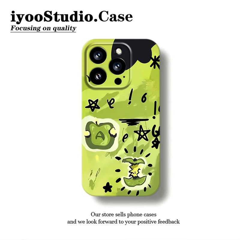 涂鸦苹果适用苹果16promax15手机壳菲林壳华为OPPO小米VIVO全包