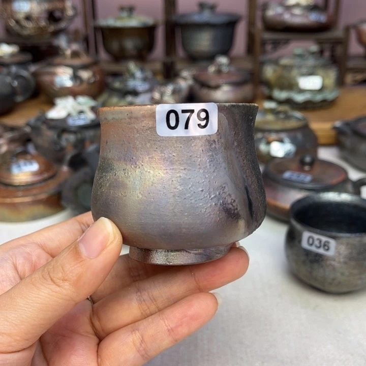 壶裸柴烧陶瓷茶具