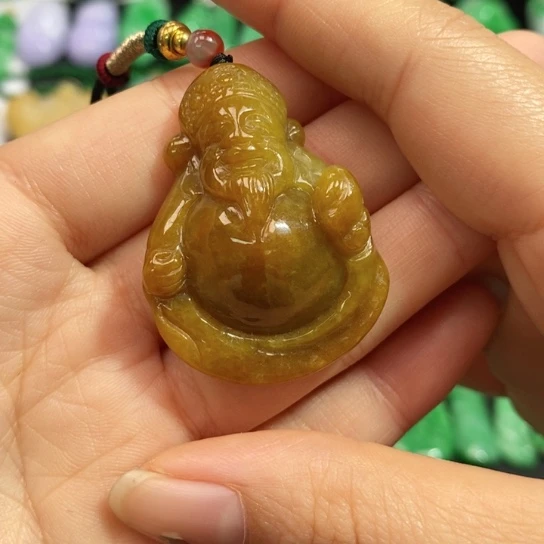 颈饰未镶嵌翡翠吊坠