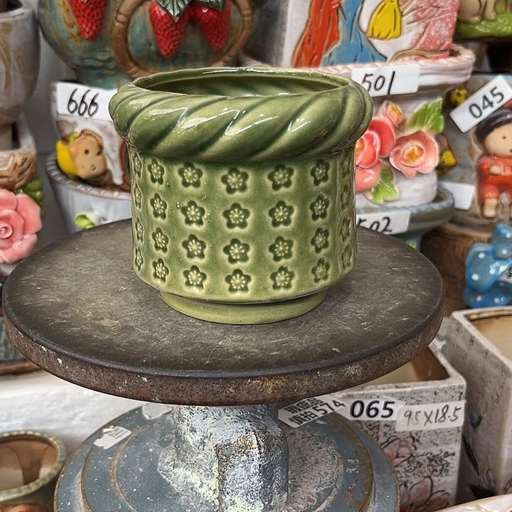 粗陶材质多肉花盆