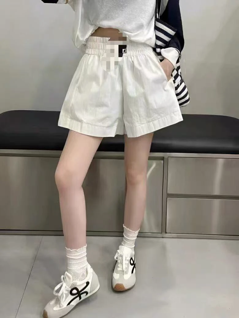 复古甜酷辣腰字母百搭显瘦短裤夏季外穿时尚单品88016