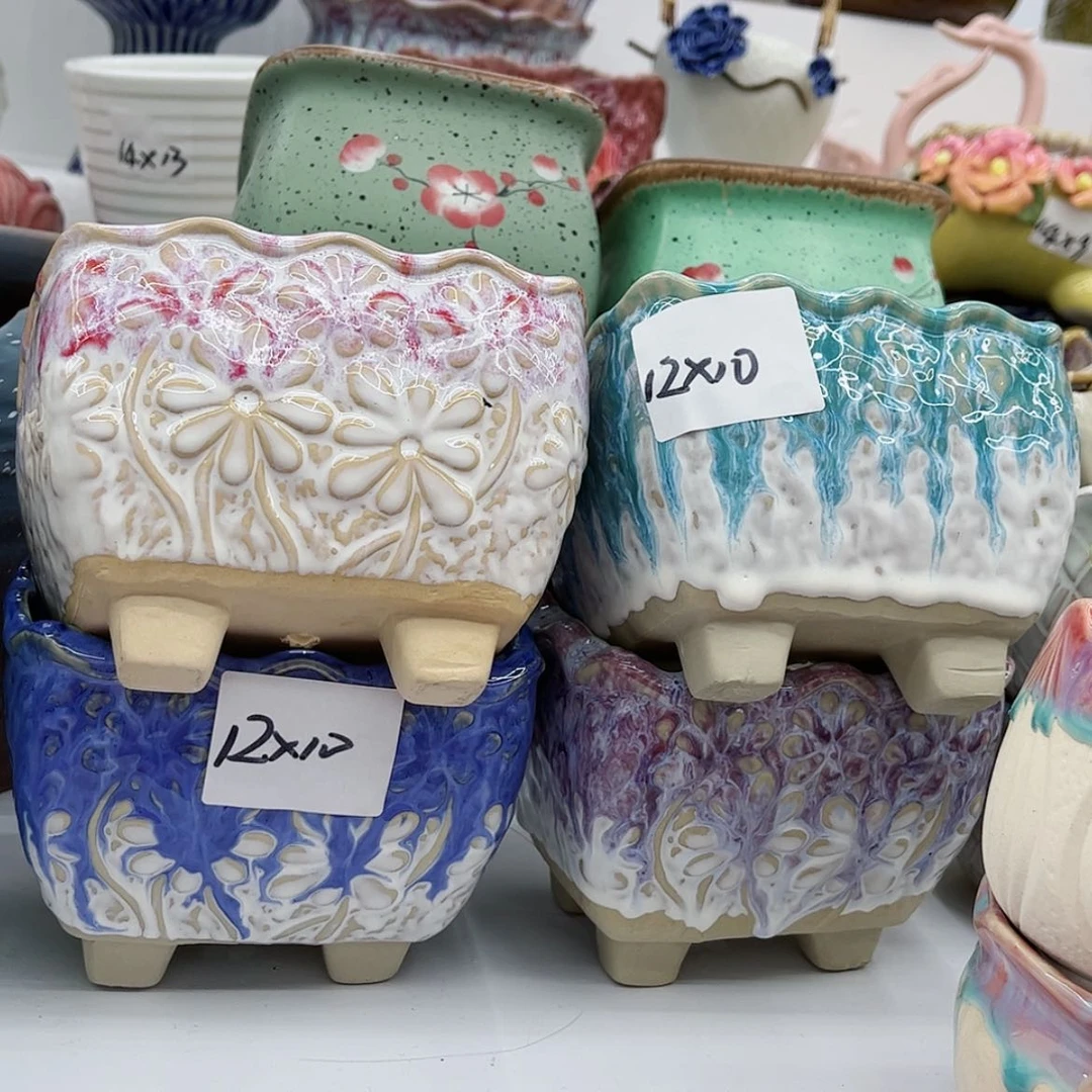 【闪购商品】陶瓷多肉绿植陶瓷花盆