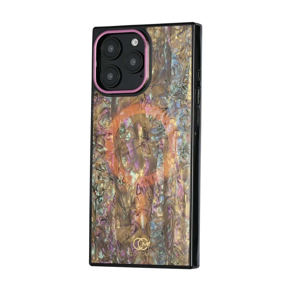 COCOMII高级鲍鱼贝纹iPhone16保护套适用苹果16proMax 小众手机壳