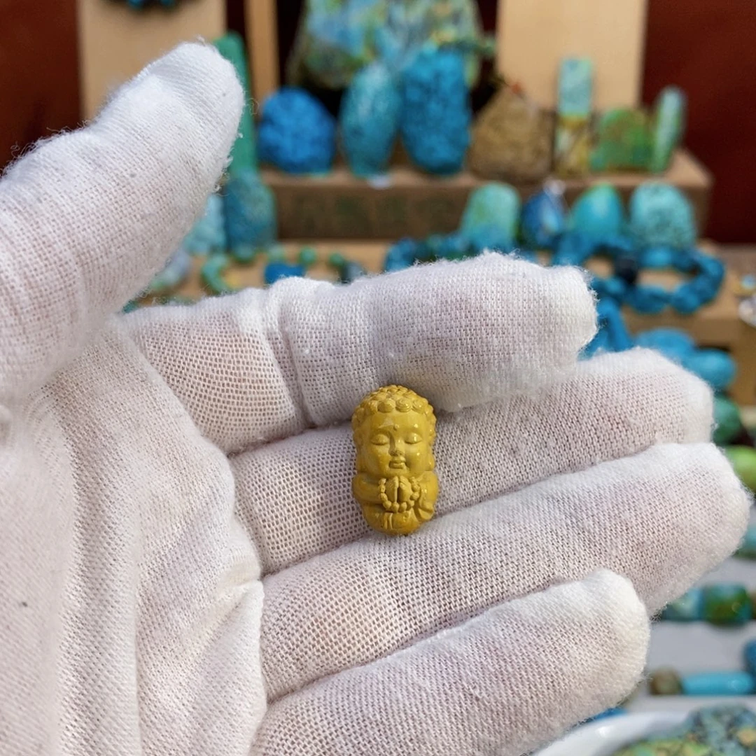 定制绿松石文峰宝宝佛