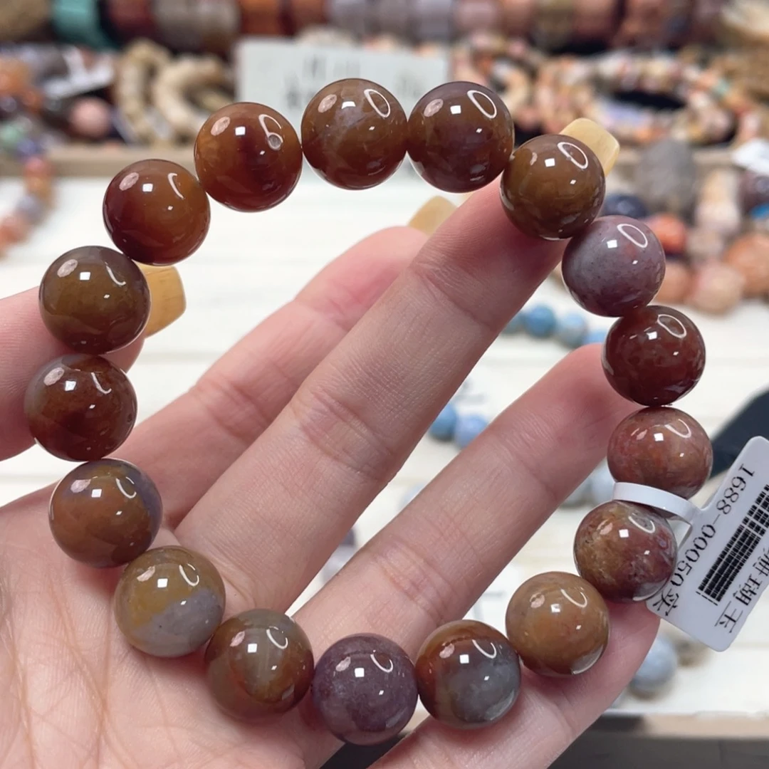 未镶嵌手串硅化珊瑚（珊瑚玉）香**王235