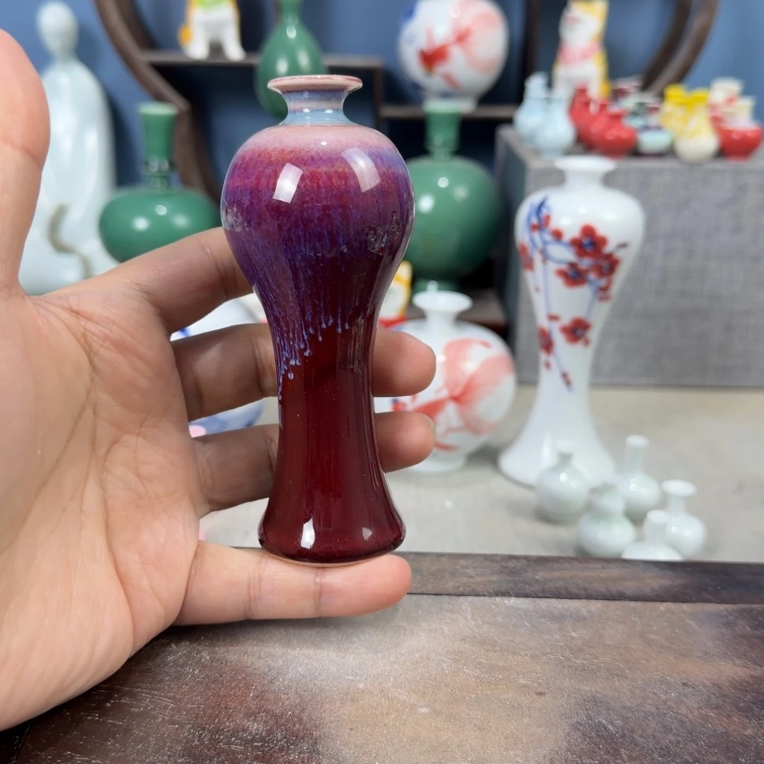 陶瓷手工小花器摆件