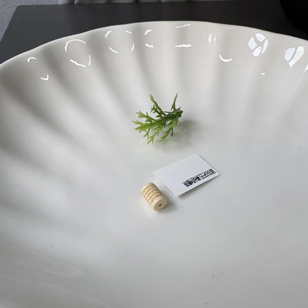 猛犸牙五条经桶珠约6*9mm