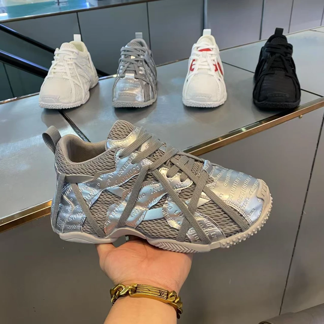 2025夏季手工包底潮流时尚百搭舒适透气增高运动休闲男鞋（皮鞋码）