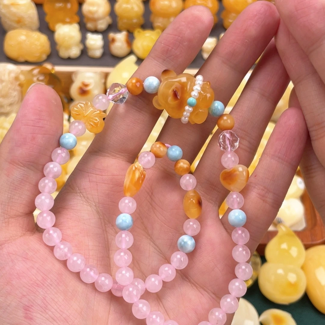 裸石琥珀未镶嵌蜜蜡