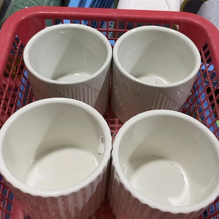 陶瓷花盆有孔 瑕疵针孔漏釉介意勿拍 口高