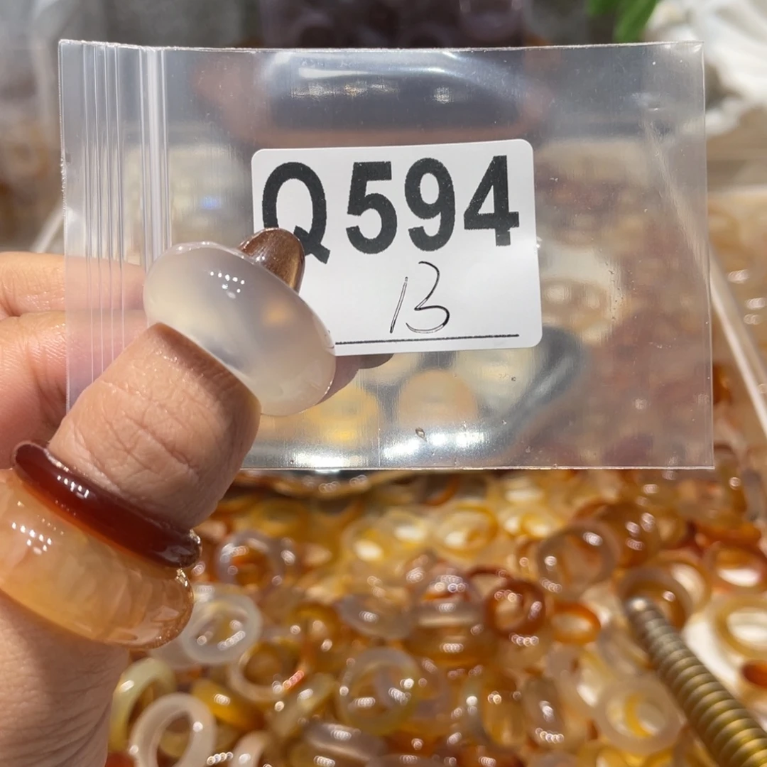 玛瑙/玉髓未镶嵌戒指594