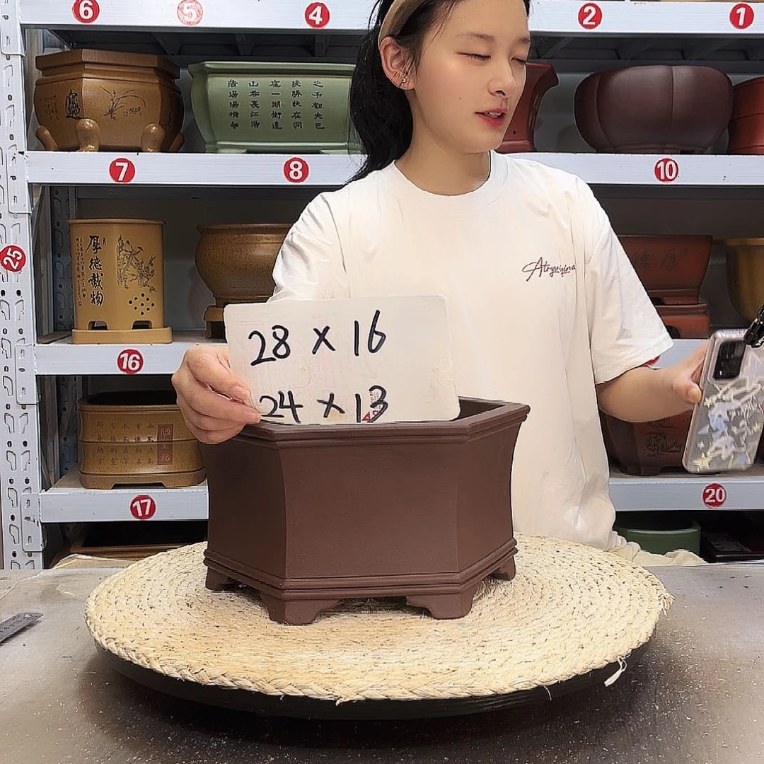 紫砂花盆紫砂花盆