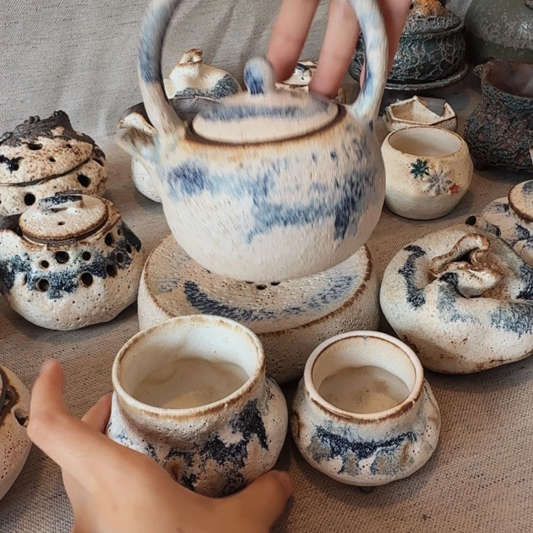 Y***?提梁壶带两杯子放漏价格