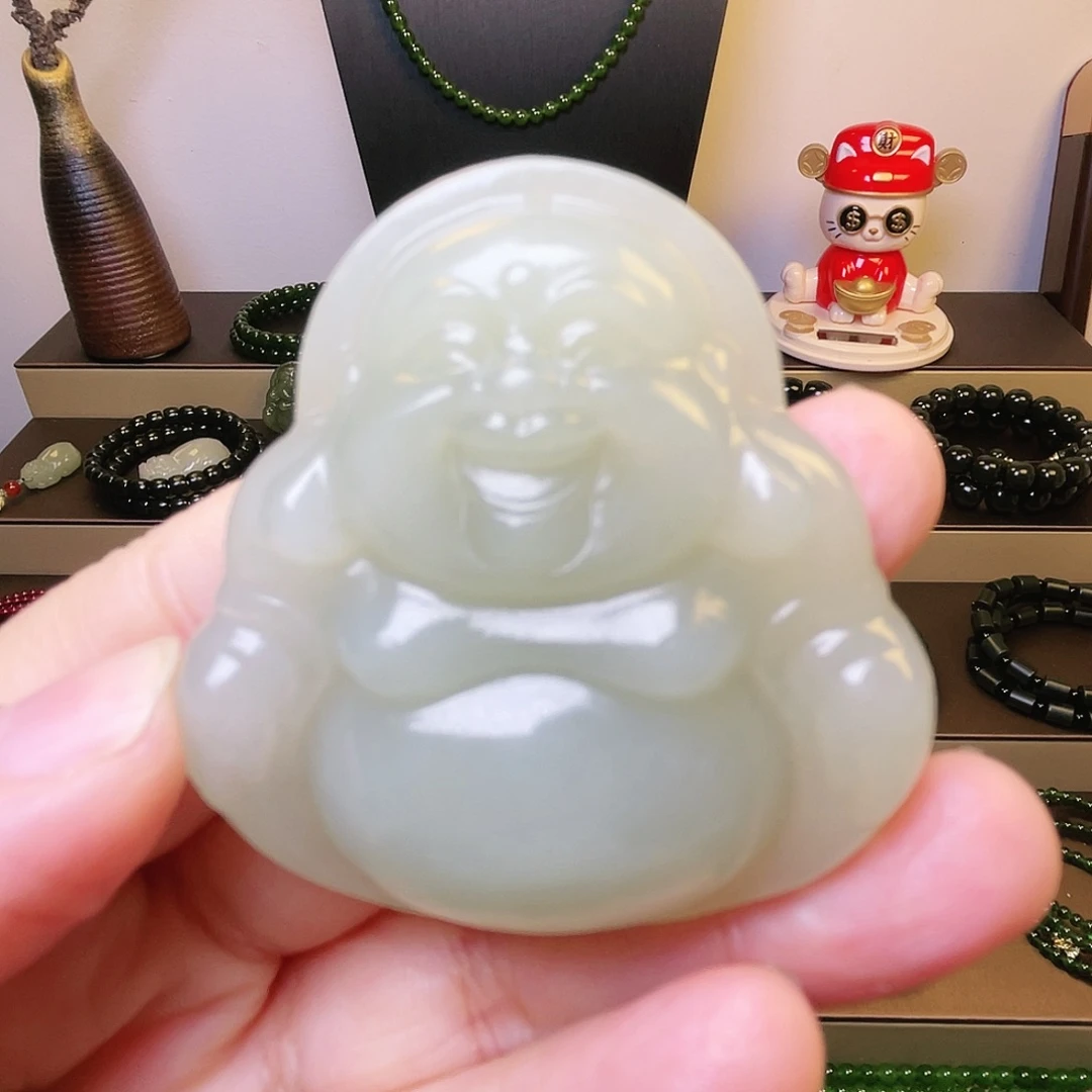 和田玉未镶嵌吊坠(赠链)元旦纯福利