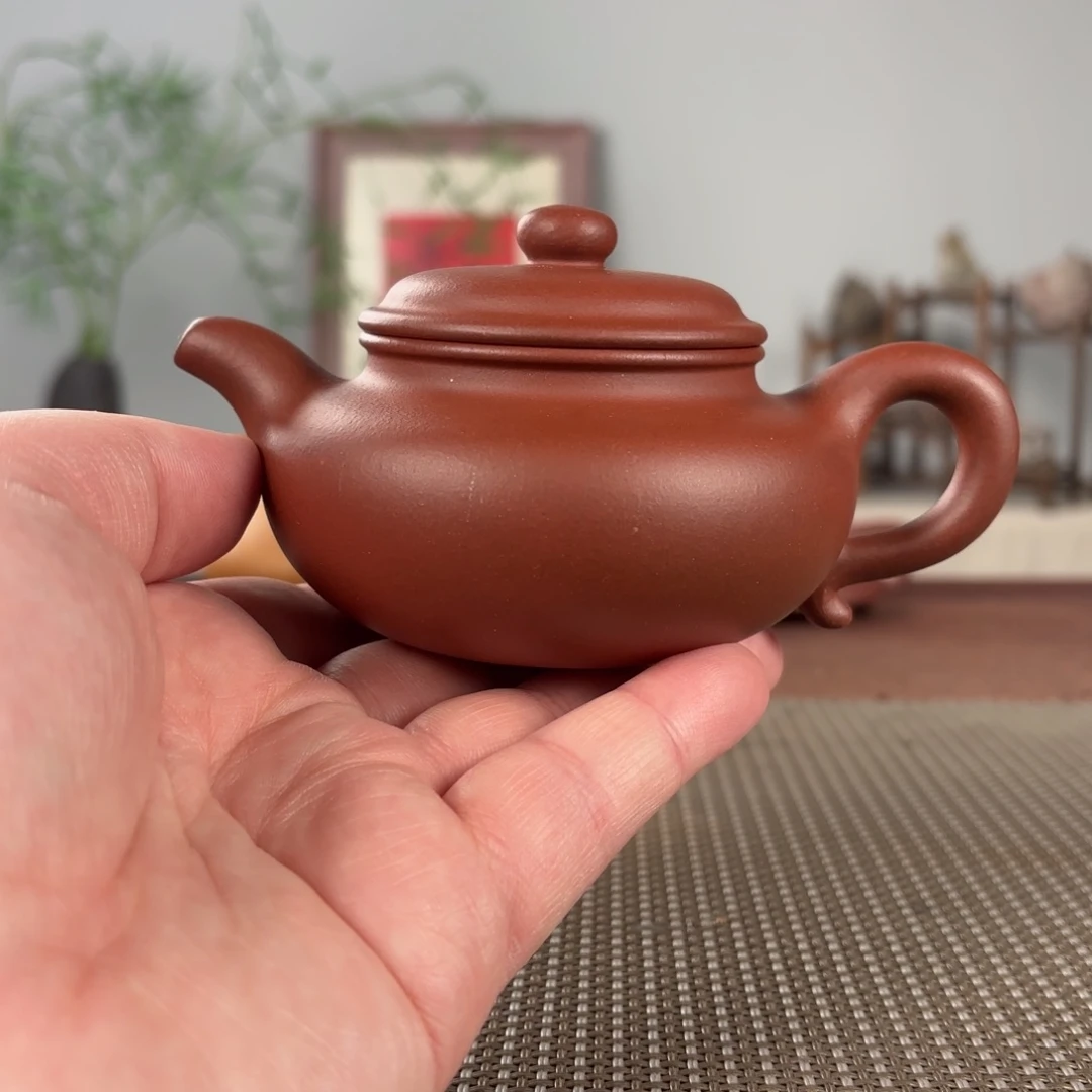 紫砂茶壶微瑕黄龙山原矿紫砂壶